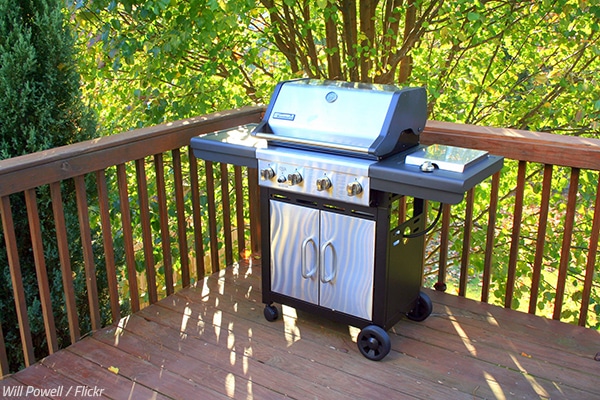 Moving a grill to a new house