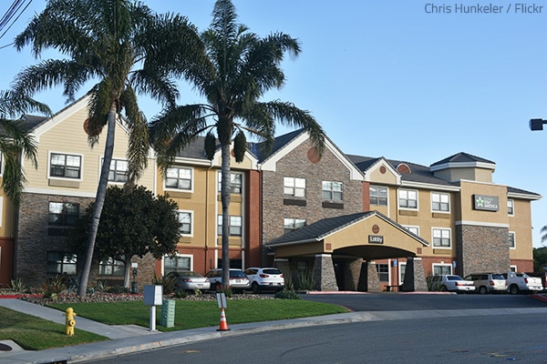 Temporary housing is your best solution between moves.