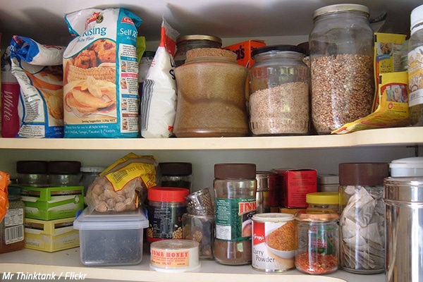 What to do with food when moving