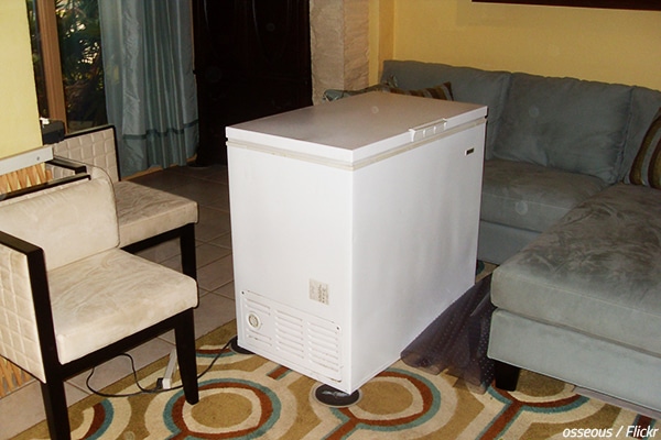 How to move a freezer by yourself