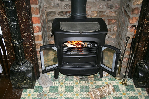 How to move a wood stove by yourself