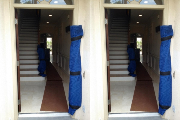 How to protect doors during a move