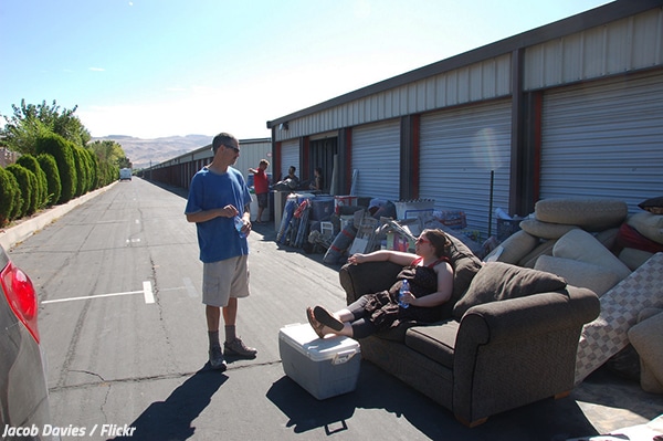 What not to put in a storage unit?