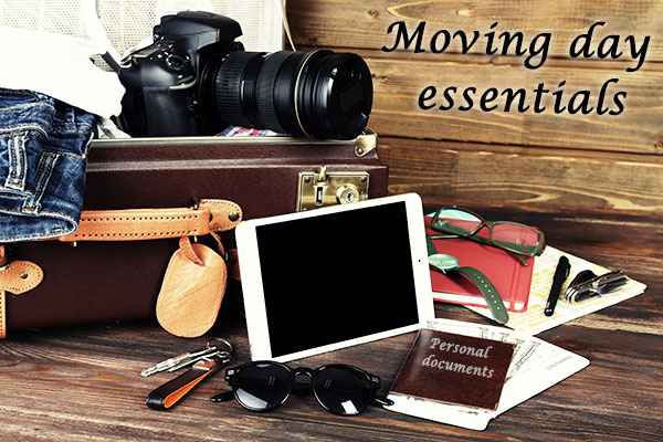 What to have on moving day.