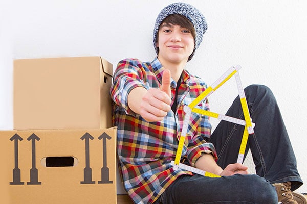 Moving with a teenager.