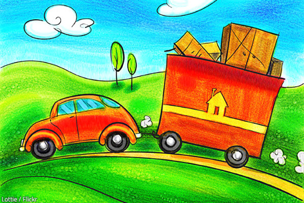 Find out the cheapest way to move a one-bedroom apartment cross country.