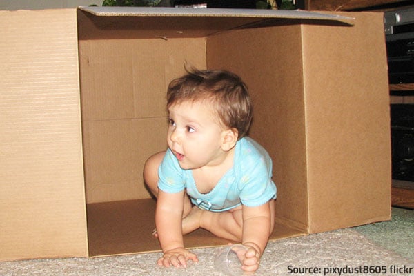 Tips for moving with a baby.