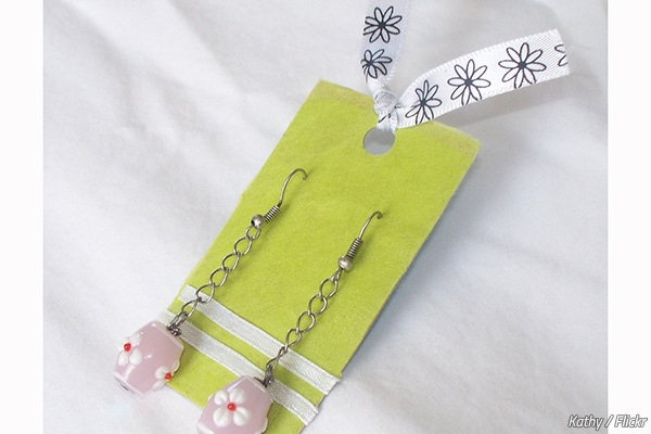 How to pack earrings when moving house