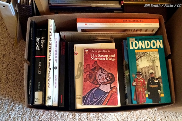 How to pack books for moving