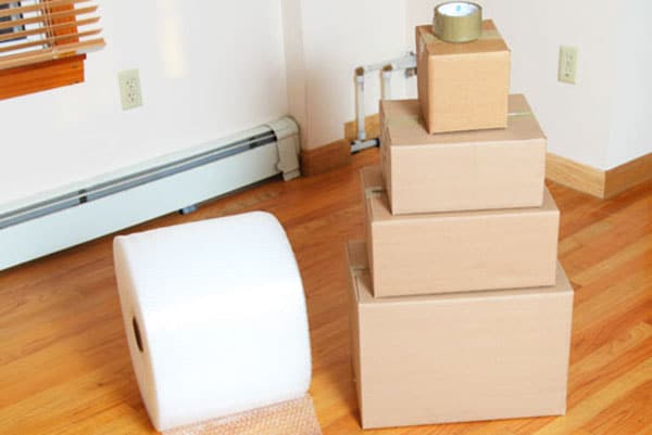 Packing materials for moving.