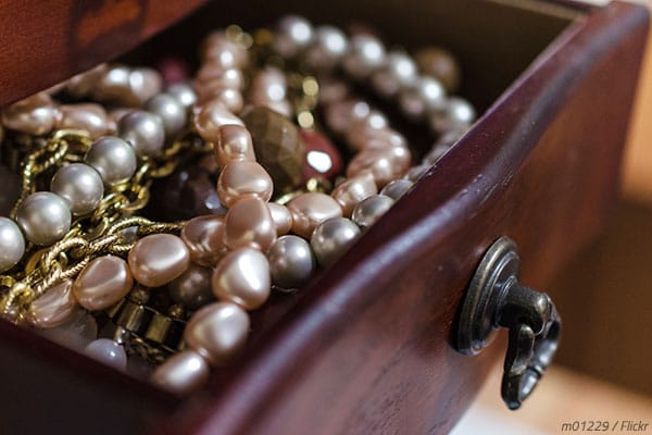 Find out how to pack necklaces for moving so they don't get tangled.