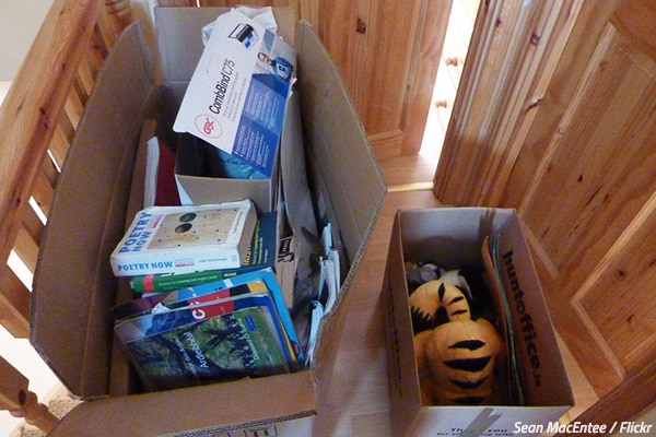 What to get rid of when moving