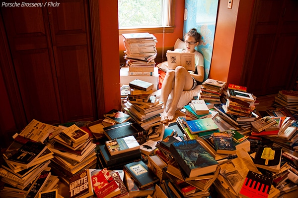 What to do with old books when moving